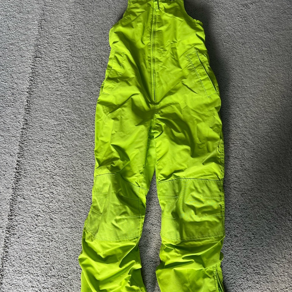 Bright Green Lands’ End Squall Waterproof Kids Snow Suit